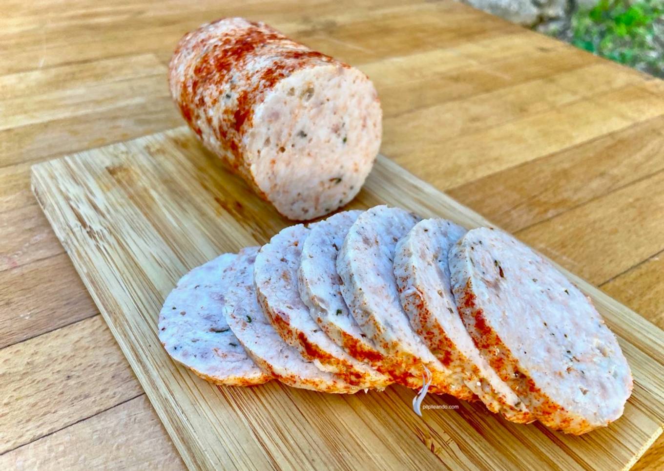 Embutido o fiambre de pollo 💯% Natural