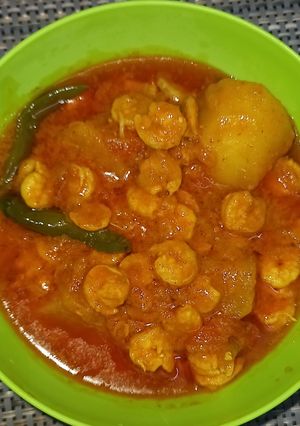 A picture of Prawns Curry.