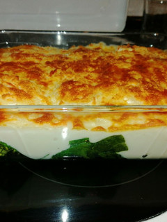 Una foto de Brócoli&espinacas con bechamel