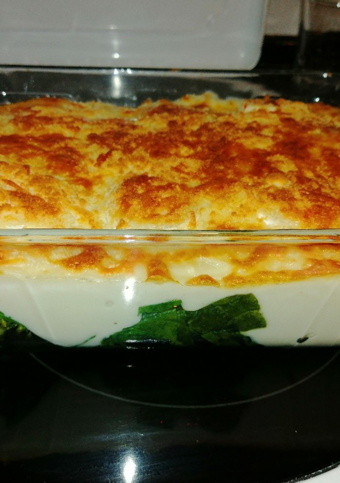 Una foto de Brócoli&espinacas con bechamel