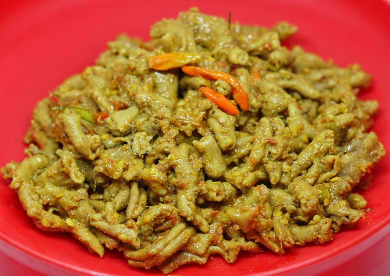 Usus Pedas Bumbu Kuning