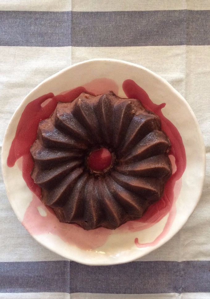 Una foto de Coca chocolate en microondas