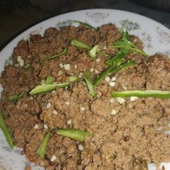 A picture of Bhuna keema.