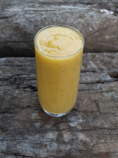 Una foto de Smoothie de mango, kiwi y banana