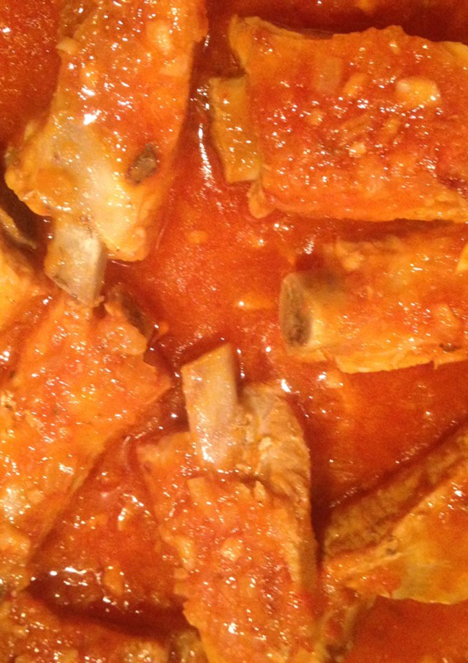 Una foto de Costilla fresca en tomate
