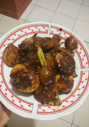 Foto resep Semur kentang, telur simple