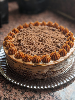 Una foto de Torta chocotorta brownie
