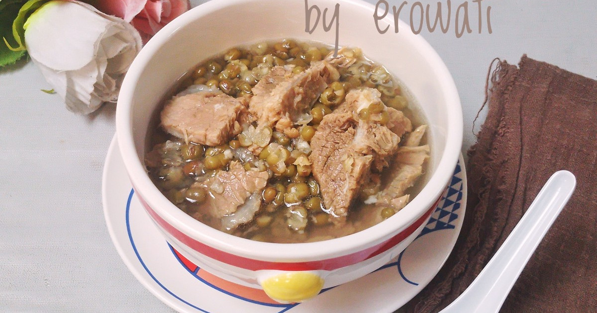 Resep Sup Daging Sapi Kacang Hijau (pakai Magiccom) Mudah dan Praktis Dihidangkan