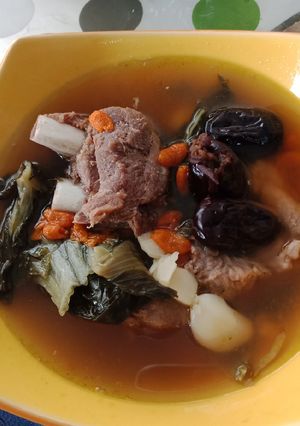 Foto resep Bakut teh dengan sayur asin