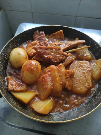Langkah Gampang Menyiapkan Resep Semur komplit(tahu,tempe,kentang,telor) yang Lezat Sekali Anti Ribet, Mantap Sekali