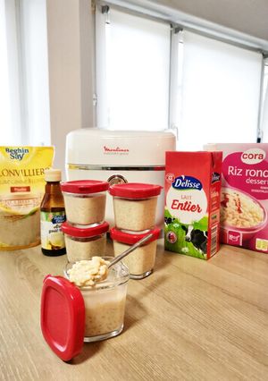 Une photo de Riz au lait à la vanille