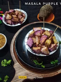 મસાલા કંદ ચાટ (Masala Purple Yam Chaat Recipe in Gujarati) રેસીપી મુખ્ય ફોટો