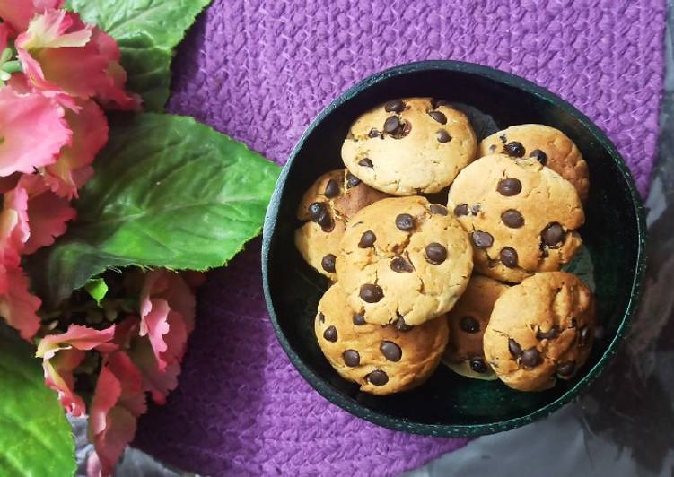 Wheat flour chocochips cookies