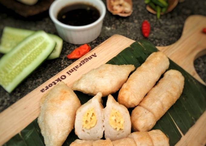 Resep Pempek Kapal Selam And Lenjer Kecil Oleh Anggraini Oktora Cookpad