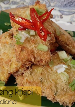 Foto resep Omlet tahu goreng krispi