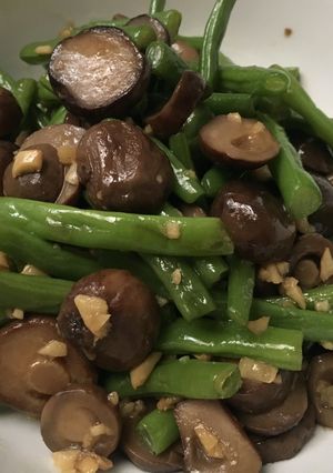 Foto resep Sayur buncis jamur