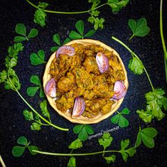 A picture of Kumbhaniya Bhaji / Hariyali Bhajji.