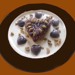 A picture of Milk Chocolate Heart Shaped Burfi.