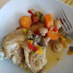Una foto de Pollo guisado