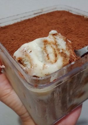 Foto resep Tiramisu Ekonomis (tanpa mascarpone, tanpa ladyfinger)