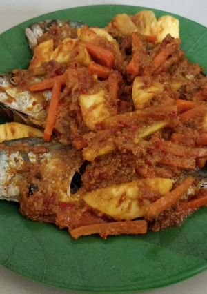 Foto resep Ikan kembung pesmol pedas,asam,manis