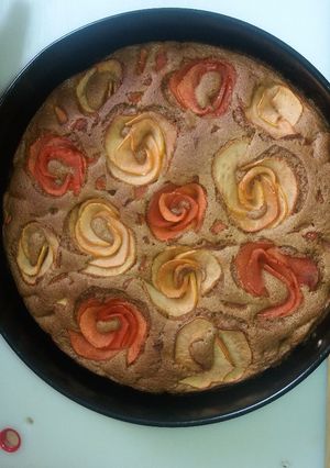 Foto resep Cinnamon apple cake/kek apel kayu manis