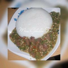 Tuwon shinkafa miyar danyen kubewa A picture of Tuwon shinkafa miyar danyen kubewa.