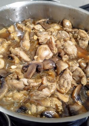 Foto resep Ayam Jamur Kuah Teriyaki