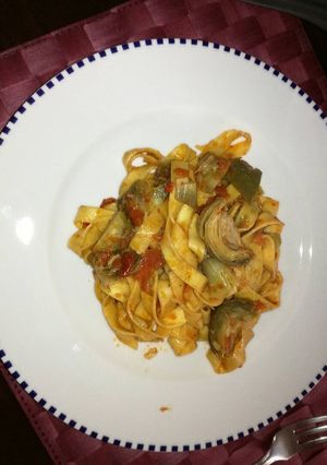 Foto principal de Tagliatele con alcachofas