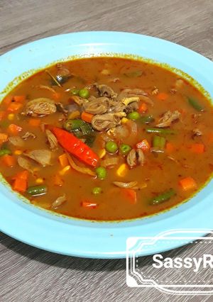 Foto resep Gulai Jantung Ayam (bumbu instant)