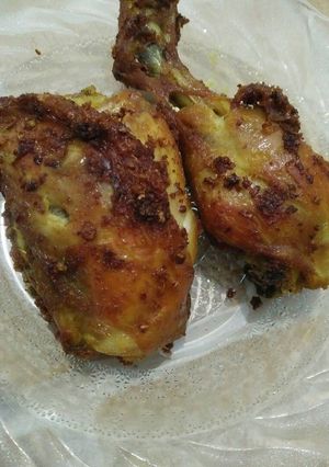 Foto resep Ayam goreng bumbu kunyit