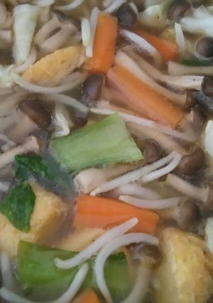 Foto resep kuah sayur tofu