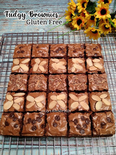 Foto resep 612.Fudgy Brownies (Gluten Free)