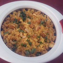 Gatte ka pulav A picture of Gatte ka pulav.