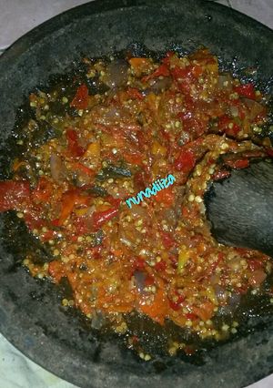 Foto resep Sambal pedas 🍅