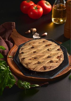 A picture of Savory Pastiera.
