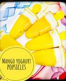 Mango yoghurt Popsicles