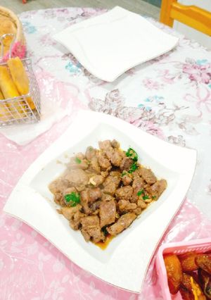 صورة لوصفة كبدة دجاج مشرملة