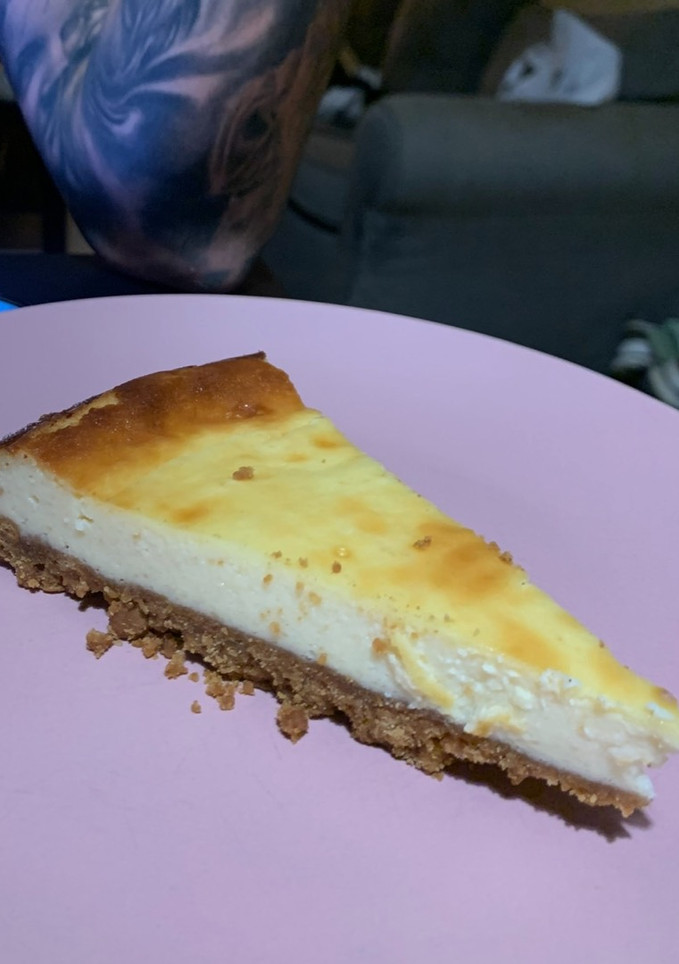 Una foto de Tarta de queso (derretida por dentro) BUENÍSIMA