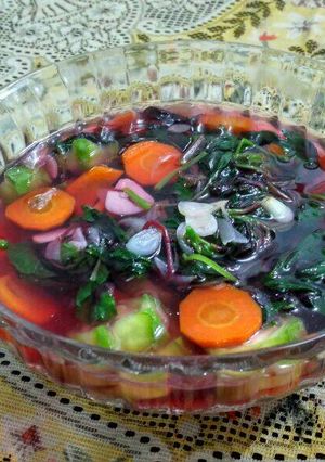 Foto resep Sayur Bayam Merah