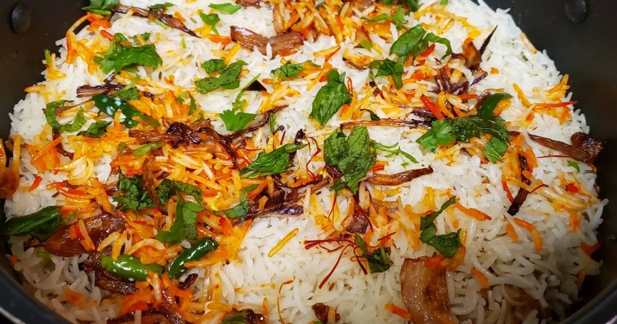 Mixed Veg Biryani with Saffron Recipe by Kumkum Chatterjee Cookpad