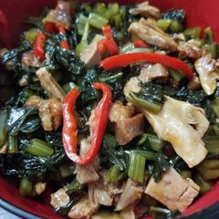 A picture of Pickled Cabbage & Shredded Duck Vermicelli雪菜鴨絲湯米.