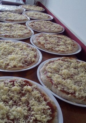 Una foto de Pizzas