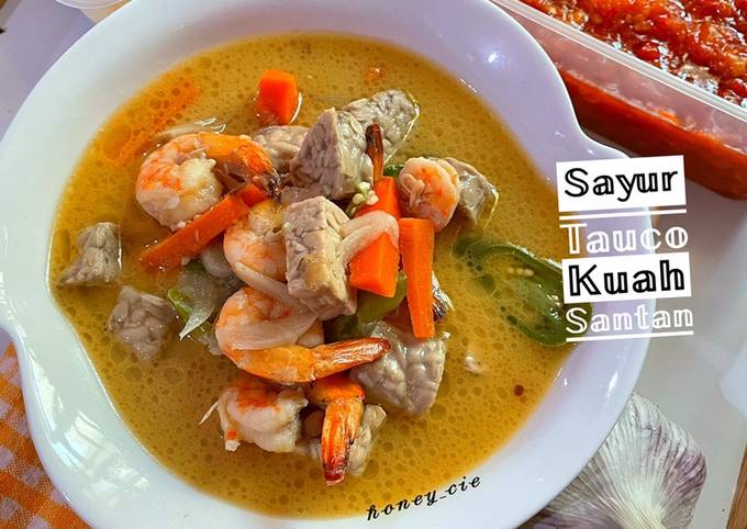 Resep Sayur Taoco Kuah Santan, Bikin Ngiler