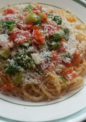 Una foto de Pasta paperonata