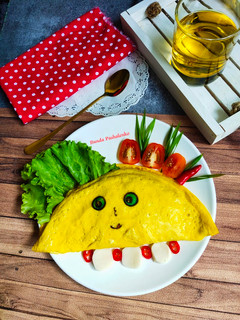 Foto resep Omurice (Nasi Goreng Omelet) Ala Jepang, Praktis dan Mudah