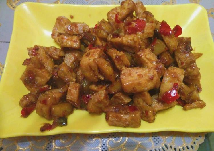 Oseng tahu dan kentang