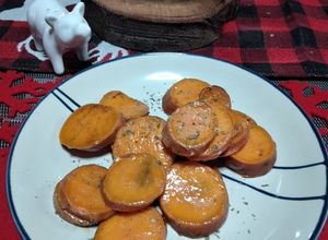 Una foto de Camote salteado batata