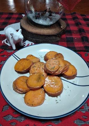 Una foto de Camote salteado batata