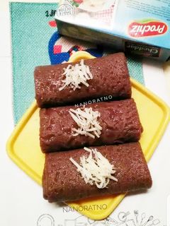 Foto resep Dadar Gulung Coklat isi pisang coklat